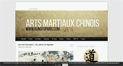 Desktop Screenshot of kungfuparis.com